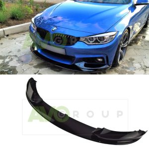 Front Spoiler Splitter for BMW 4 F32 / F33 / F36 2013-2021 Performance Black Gloss