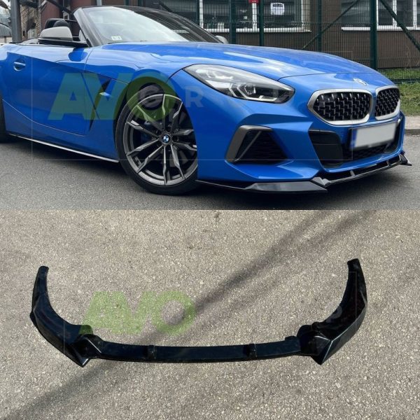 Front Spoiler Splitter for BMW Z4 G29 Performance Black Gloss
