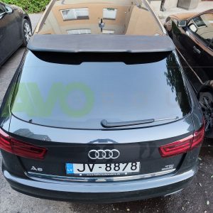 RS Look Rear Trunk Roof Spoiler for Audi A6 C7 S6 4G Avant 2011-2018