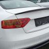 Trunk boot ducktail spoiler for AUDI A5 Coupe 8T 2007-2016 ABS