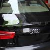 Trunk boot lip spoiler for AUDI A6 С7 2011-2018 ABS Gloss