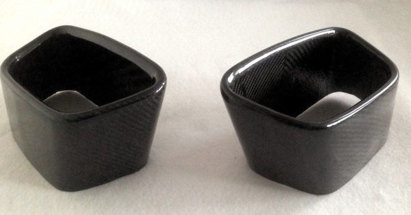 Carbon Fiber Performance exhaust tips for tail pipes for BMW X5 F15 / X6 F16 M Sport