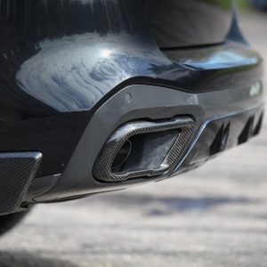 Carbon Fiber Performance exhaust tips for tail pipes for BMW X7 G07 M Sport