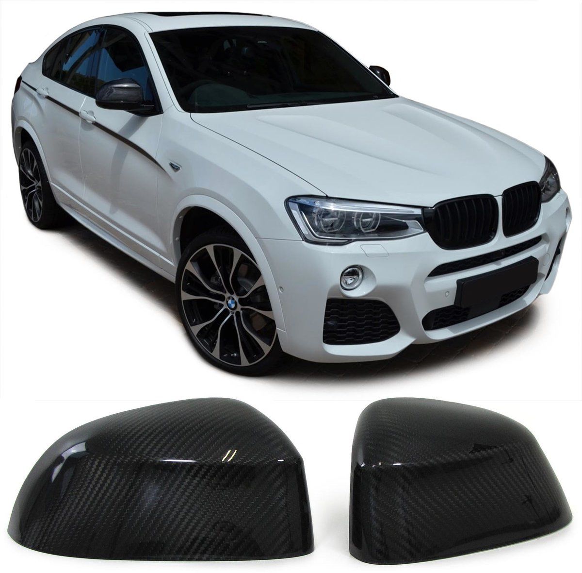 Carbon mirror covers set for BMW X5 F15 / X6 F16