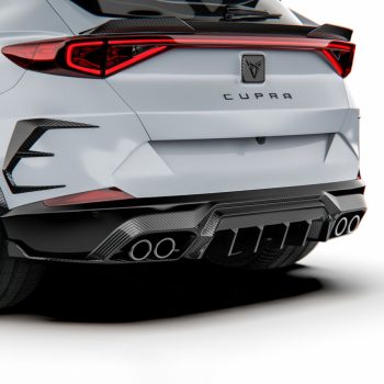 Carbon fibre rear bumper diffuser valance for Cupra Formentor SE