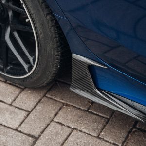 Carbon Fiber sideskirt diffusers splitter for Mercedes AMG GT 4 Door Coupe X290