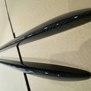 Carbon Sideskirts addon S Line Extension blades for AUDI A8 D4 4H 2010-2017