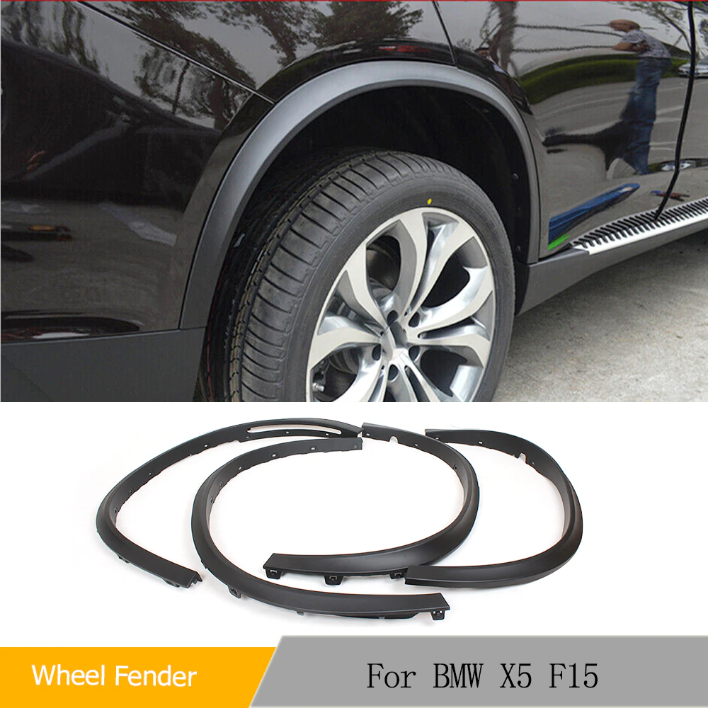 Black matt Wheel Arches Fender Flares for BMW X5 F15 ABS