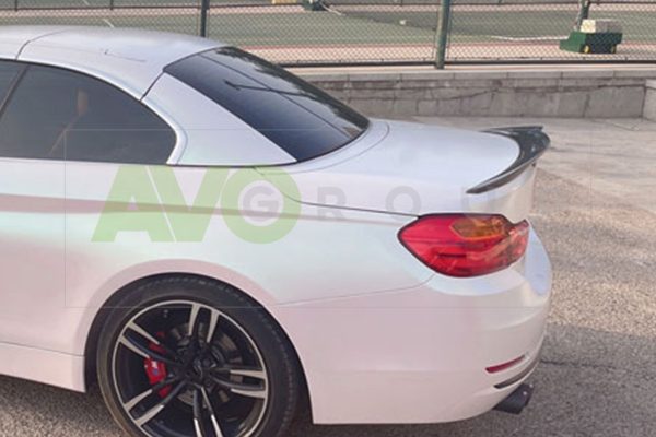 Black Gloss M4 Ducktail CSL Trunk boot spoiler for BMW 4 F33