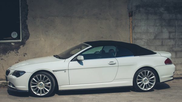 Black matt sideskirt diffusers splitter for BMW 6 E63 / E64