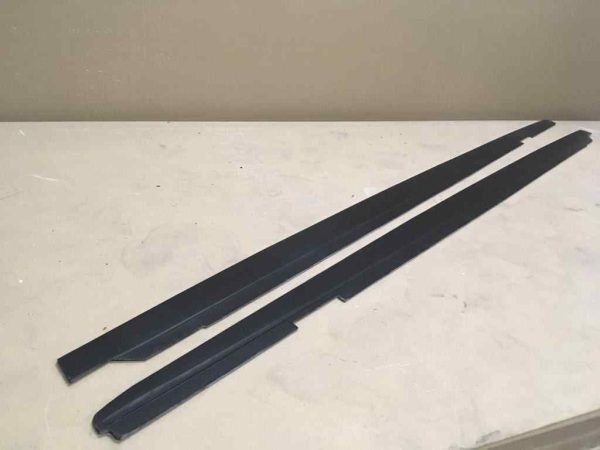 Black matt sideskirt diffusers splitter for BMW 6 E63 / E64