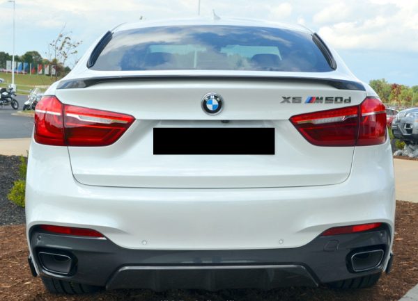 Aizmugurējā stikla Carbon spoileris priekš for BMW X6 F16 / X6M F86