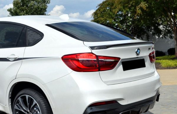 Aizmugurējā stikla Carbon spoileris priekš for BMW X6 F16 / X6M F86