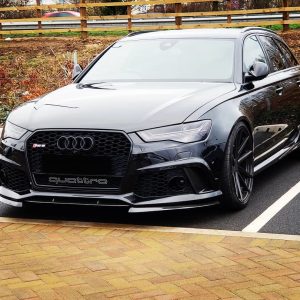 Carbona spoileris priekšējam bamperim Audi RS6 C7 4G 2013-2018