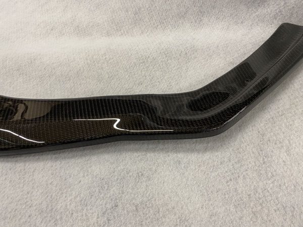 Carbon fiber flat splitter for front bumper Audi RS7 4K8