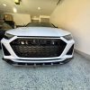 Carbon fiber flat splitter for front bumper Audi RS6 C8 5G 2019-2023