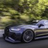 Carbon fiber splitter for front bumper Audi RS7 4K8 C8