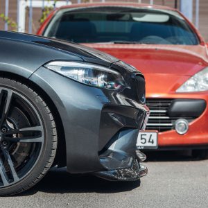 Carbon fiber splitter for front bumper BMW 2 Series F87 M2 M