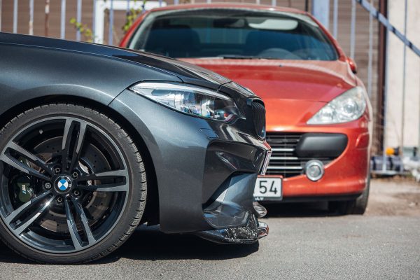 Carbon fiber splitter for front bumper BMW 2 Series F87 M2 M