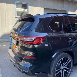 Carbon rear trunk lip spoiler wing for BMW X5 G05