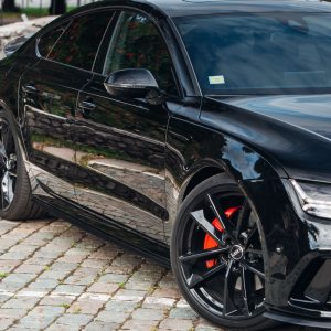Carbon sideskirt diffusers splitter for Audi A7 4G S Line / RS7