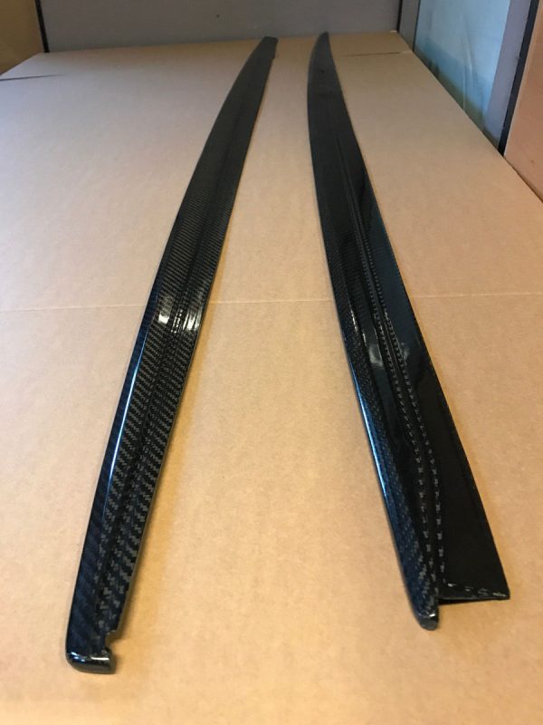 Carbon sideskirt diffusers splitter for Audi A7 4G S Line / RS7