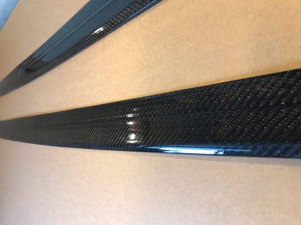 Carbon sideskirt diffusers splitter for Audi A7 4G S Line / RS7