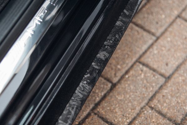 Forged Carbon Sideskirts addon extension blades for MB E W213 / S213 AMG