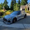 Forged Carbon splitter for front bumper Audi RS6 C8 5G 2019-2023