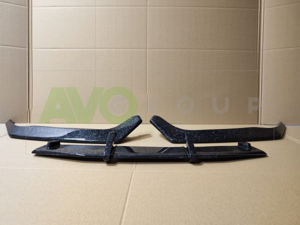 Forged Carbon splitter for front bumper Audi RS6 C8 5G 2019-2023