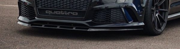 Performance Carbon fiber splitter for front bumper Audi RS7 4K8
