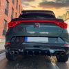 Rear bumper diffuser with ribs for Cupra Formentor