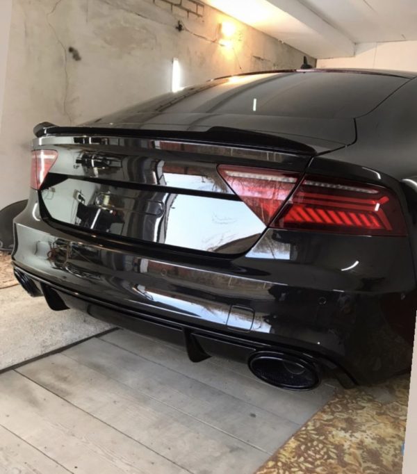 Carbon Aizmugurējais spoileris priekš for Audi A7 / S7 / RS7 4G8 2010-2018