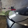 Rear trunk door spoiler for BMW X6 E71 / E72 2008-2014 Black gloss