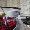 Rear trunk door spoiler for BMW X6 E71 / E72 2008-2014 Black gloss