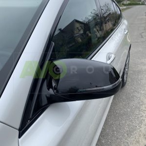 M Style piano black mirror covers set for BMW 5 F07 GT 2013-2017