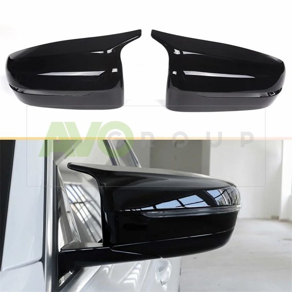 M Style piano black mirror covers set for BMW 6 Gran Turismo GT G32