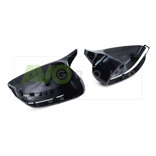 M Style piano black mirror covers set for BMW 6 Gran Turismo GT G32