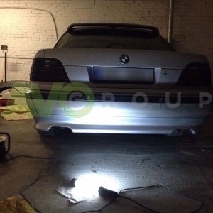 HM style Rear Bumper Spoiler Valance Diffuser for BMW 7 E38 1994-2001