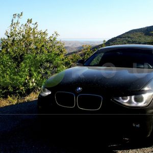 Priekšējo lukturu uzlikas uzacis priekš BMW 1 F20 / F21 2011-2015 ABS Matt