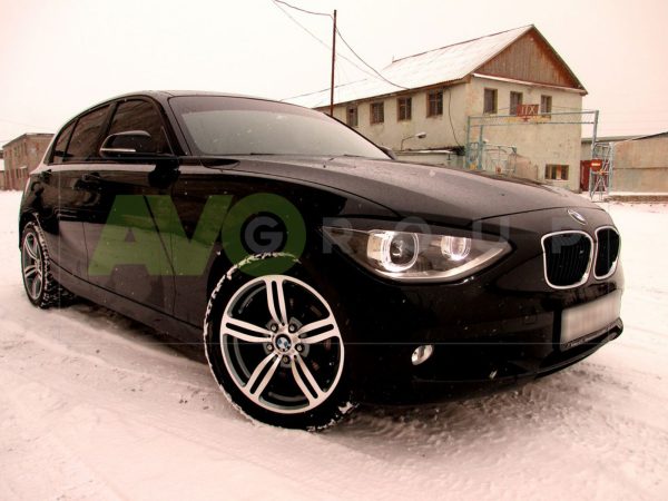 Накладки на фары / Реснички для BMW 1 F20 / F21 2011-2015 ABS Matt – Изображение 5