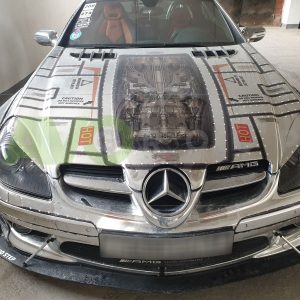 Headlight Eyelids for MB SLK R171 2004-2011 ABS Matt