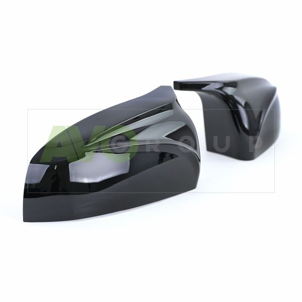 M Style black gloss mirror covers set for BMW X5 E70 / X6 E71