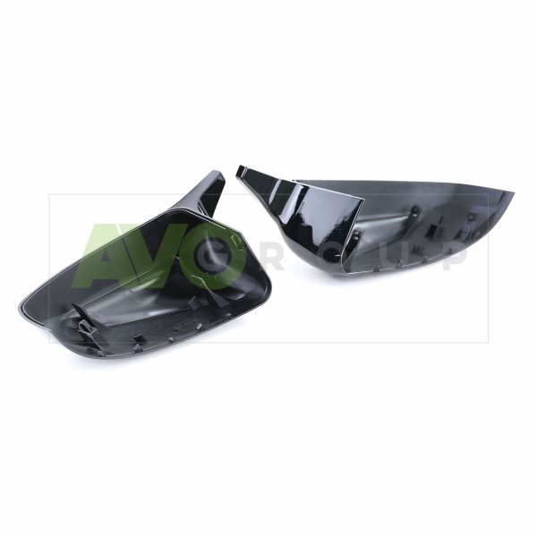 M Style black gloss mirror covers set for BMW X5 E70 / X6 E71