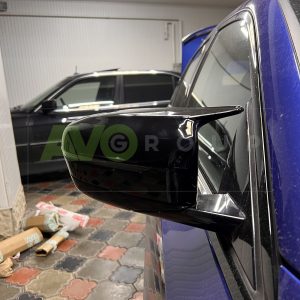 M Style piano black mirror covers set for BMW 3 G20 / G21 2019-2024