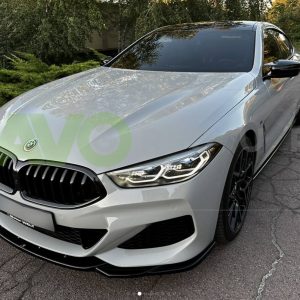 M Style piano black mirror covers set for BMW 8 G14 / G15 / G16 2018-2023
