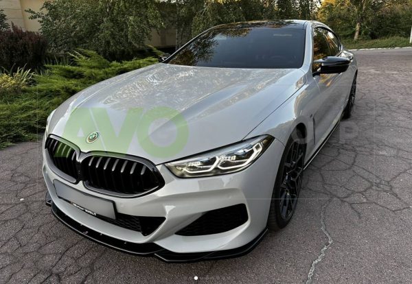 M Style piano black mirror covers set for BMW 8 G14 / G15 / G16 2018-2023