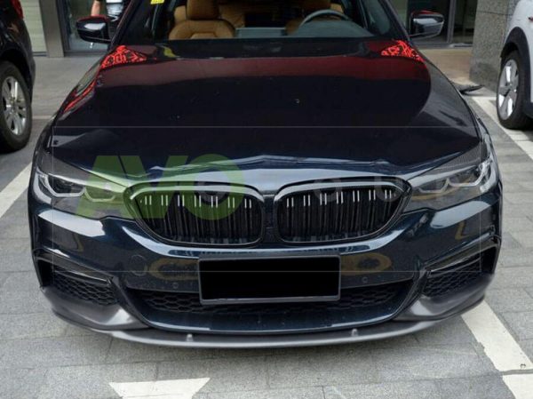 Performance front spoiler splitter for BMW 5 G30 / G31 2016-2020 ABS Matt