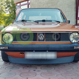 GTI Priekšējā bampera uzlika / spoileris / lūpa priekš VW Golf 1 / Jetta 1 / Caddy 1 1971-1983 ABS Matt