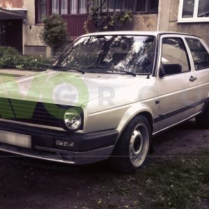 Black matt front grill without emblem / badgeless grill for VW Golf 2 1983-1992